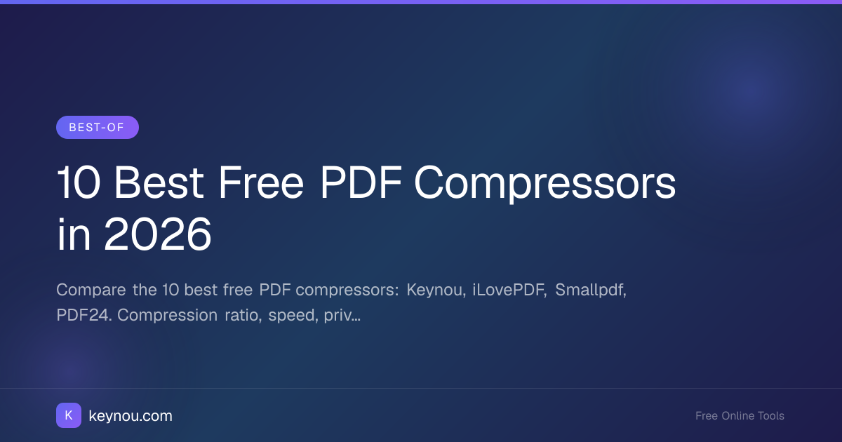 10 Best Free PDF Compressors in 2026