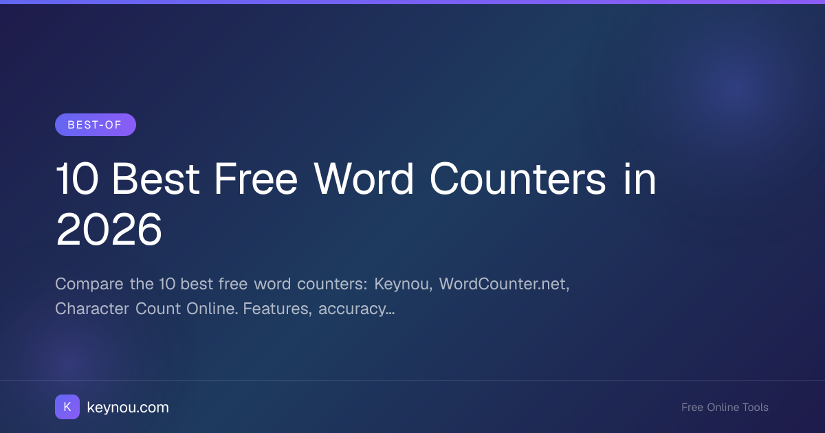 10 Best Free Word Counters in 2026